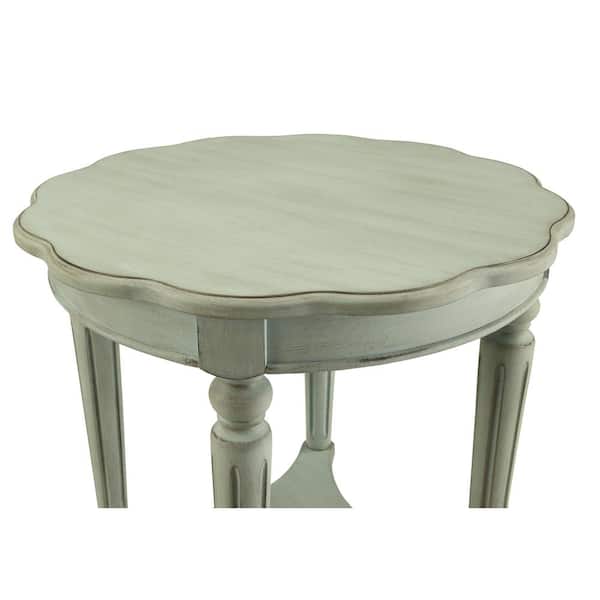 Acme Furniture Fordon Antique Green End Table 82912 - The Home Depot