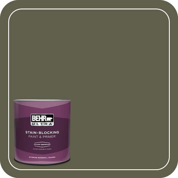 BEHR ULTRA 1 qt. #MQ6-58 Fig Tree Extra Durable Eggshell Enamel Interior Paint & Primer