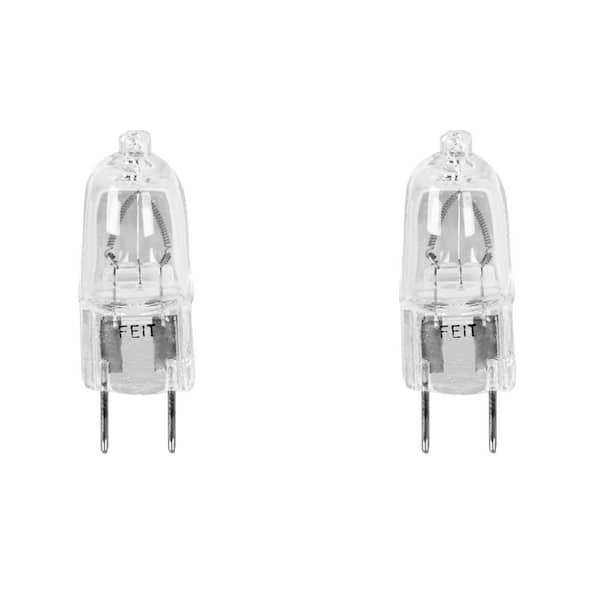 Feit Electric 100-Watt Bright White (2700K) T4 G8 Bi-Pin Base Dimmable Halogen Light Bulb (2-Pack)