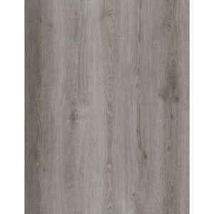 GlueCore Seal Gray 22 MIL x 7.3 in. W x 48 in. L Glue Down Waterproof Luxury Vinyl Plank Flooring (39 sqft/case)