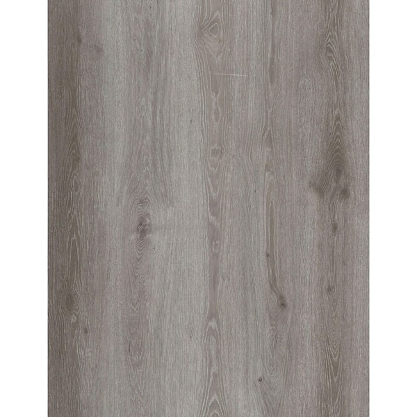 Lucida Surfaces GlueCore Seal Gray 22 MIL x 7.3 in. W x 48 in. L Glue Down Waterproof Luxury Vinyl Plank Flooring (39 sqft/case)