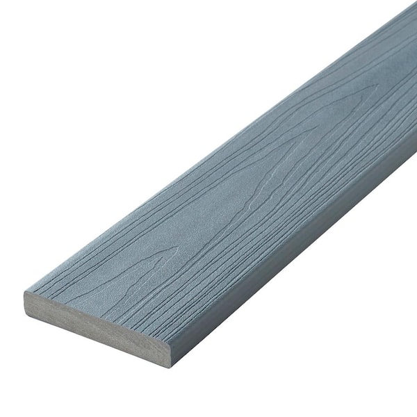 Concordia Horizon 1 in. x 6 in. x 16 ft. Castle Gray Square Edge Capped Composite Deck Board