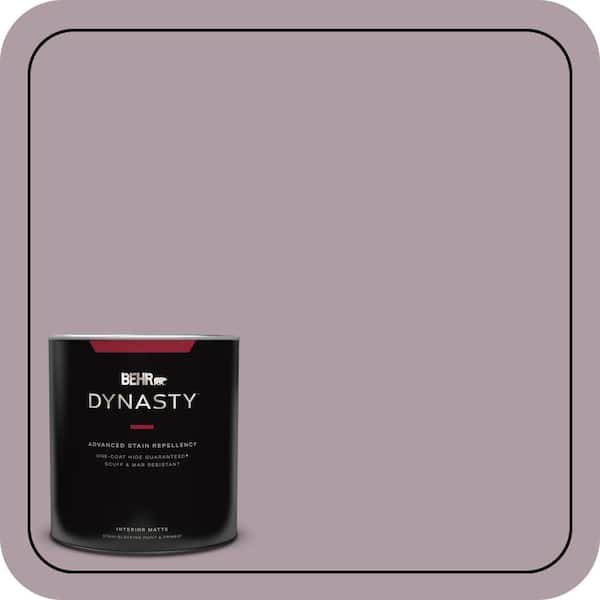 BEHR DYNASTY 1 qt. #PMD-34 Wild Lilac Matte Interior Stain-Blocking Paint & Primer