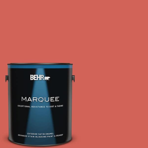 BEHR MARQUEE 1 gal. Home Decorators Collection #HDC-MD-05 Desert Coral Satin Enamel Exterior Paint & Primer