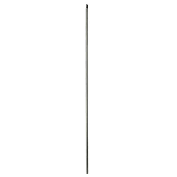 arteferro 44 in. x 5/8 in. Smooth Round Bar Warm Nickel Powder Coated Wrought Iron Metal Stair Baluster
