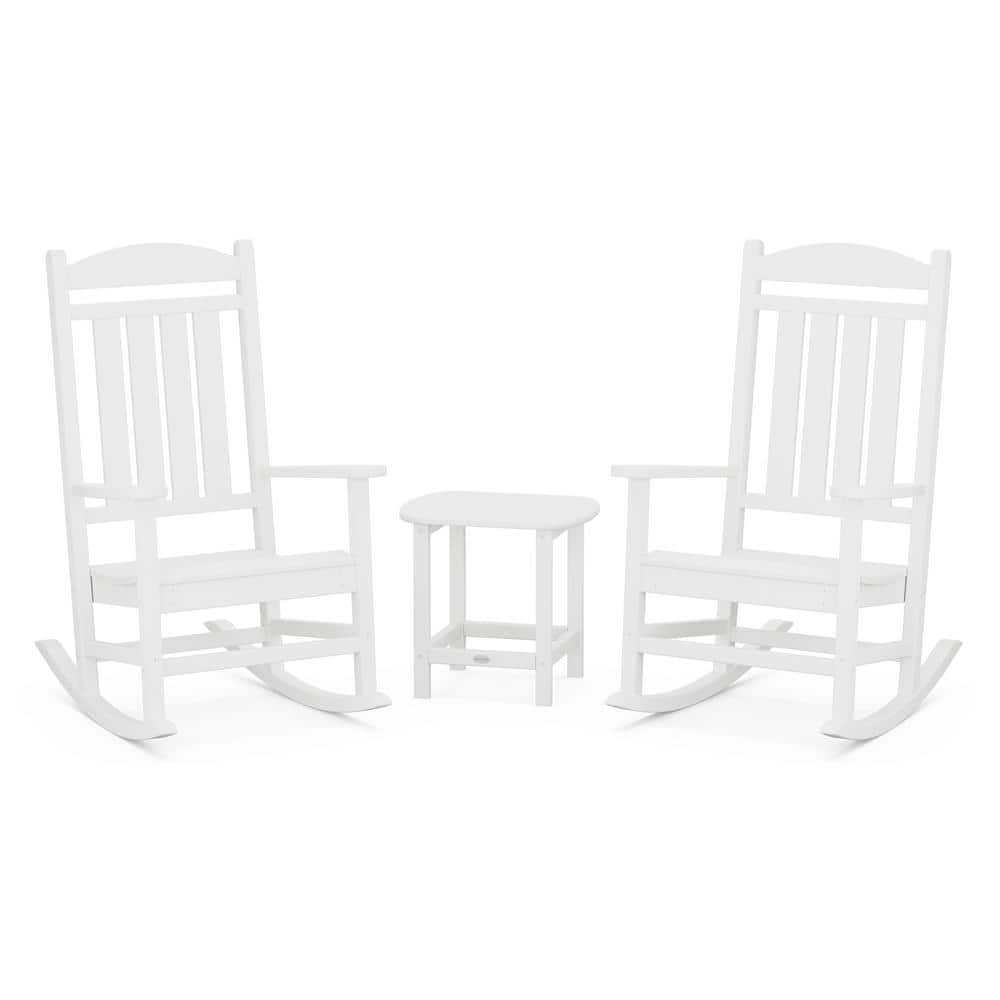 Presidential White 3-Piece Plastic Patio Conversation Set price history on PriceWatchPro