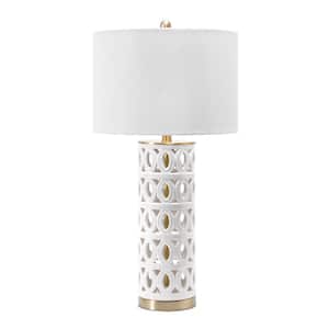 3000K Warm White Pair of Modern Chrome Touch Table Lamps with Cream Shades Complete with 5w LED Dimmable Candle Bulbs