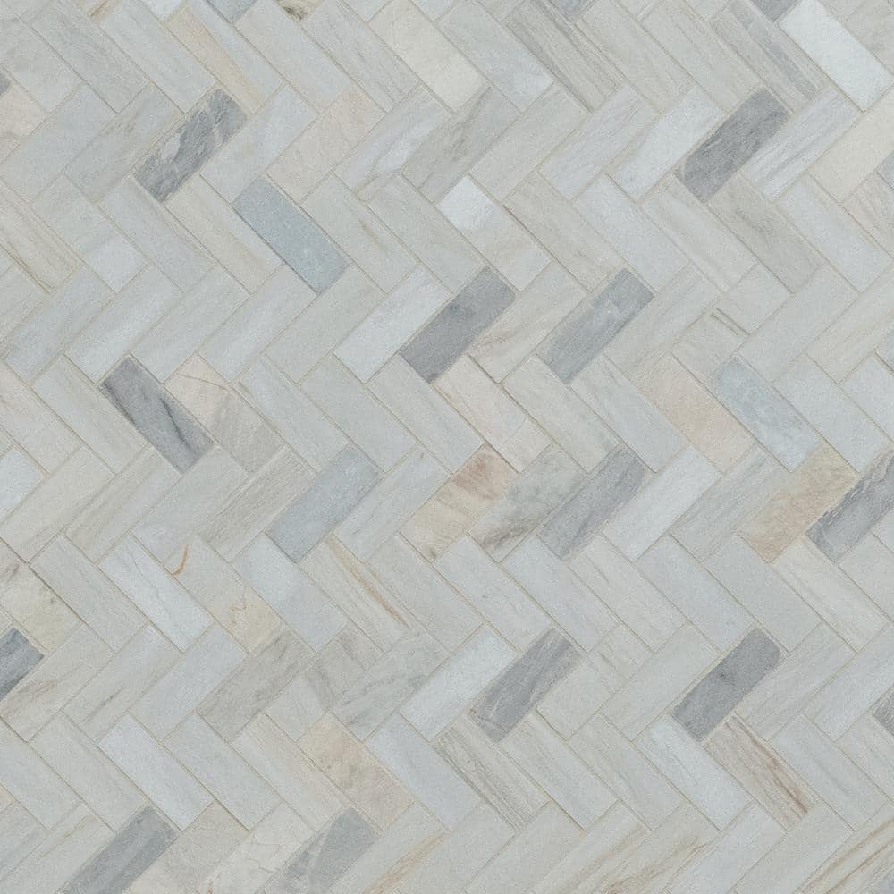 MSI Angora Herringbone 12 in. x 12 in. Polished Marble Floor and Wall Tile (1 sq. ft./Each) ANGORA-HBP - The Home Depot