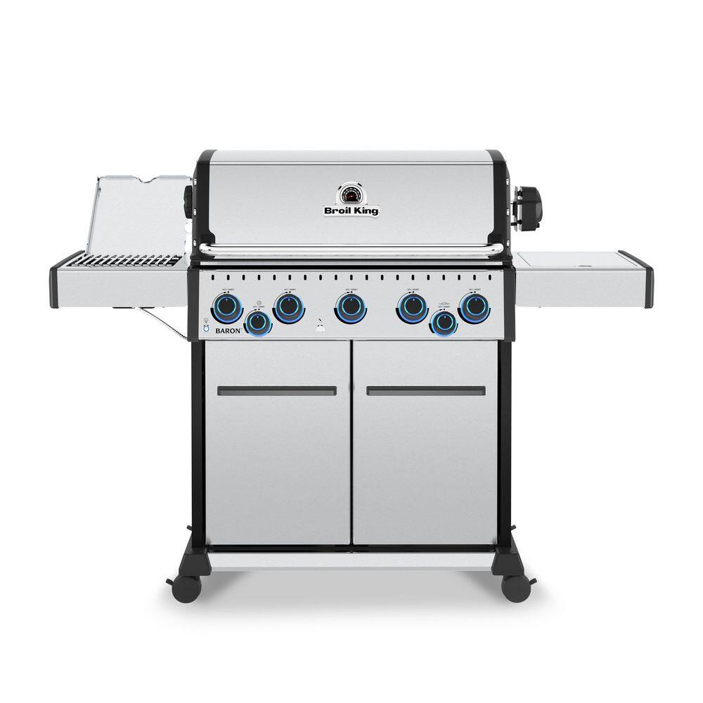 Baron S 590 Pro IR 5-Burner Natural Gas Grill in Stainless Steel with Side Burner and Rear Rotisserie Burner price history on PriceWatchPro