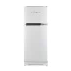 Off-Grid Classic Retro 27.2 in. 14 cu. ft. Retro Propane Top Freezer Refrigerator in Marshmallow White
