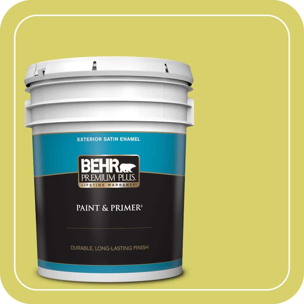 5 gal. #P340-4 Lime Tree Satin Enamel Exterior Paint & Primer price history on PriceWatchPro