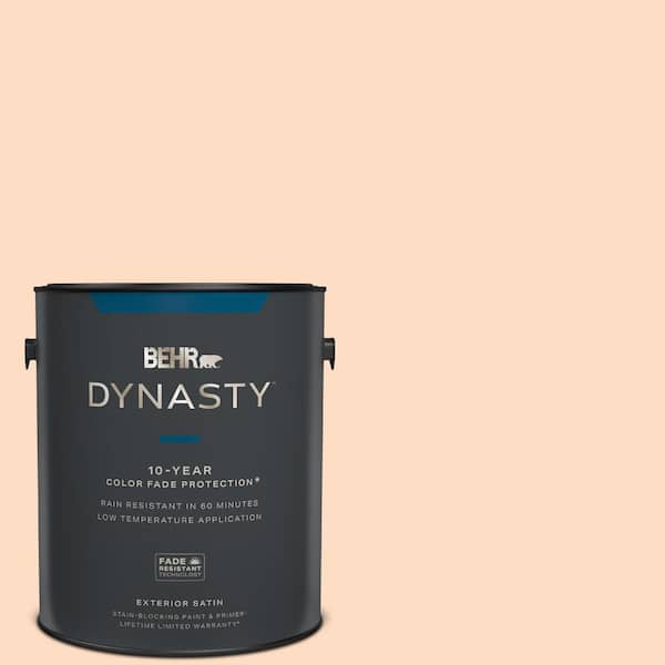 BEHR DYNASTY 1 gal. #260C-2 Salmon Creek Satin Enamel Exterior Stain-Blocking Paint & Primer