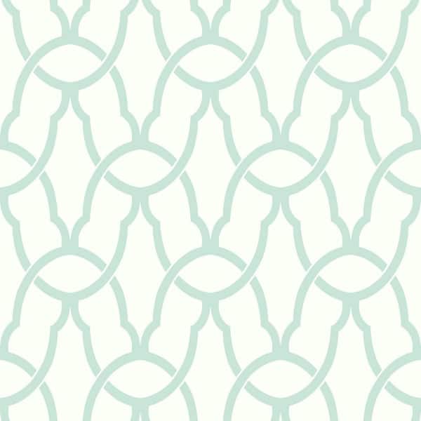 RoomMates Blue Trellis Peel and Stick Wallpaper (Covers 28.18 sq. ft.)