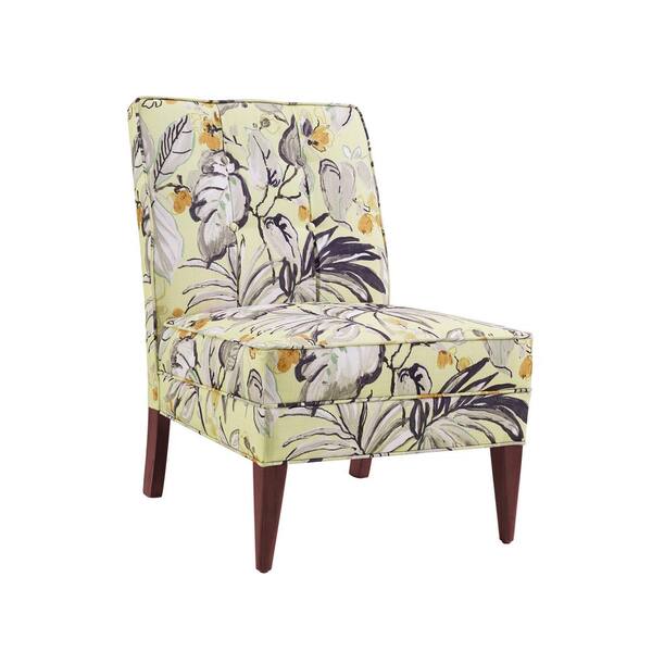 Linon Home Decor Carter Floral Slipper Chair