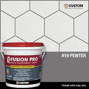 Fusion Pro #19 Pewter 1 gal. Single Component Grout