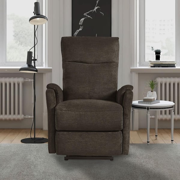 Brown Power Recliner Chair With USB