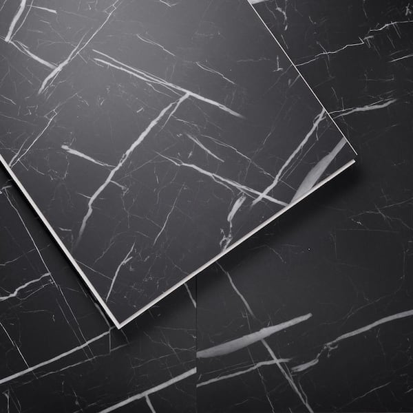 Lucida Surfaces TerraCore Nero Marquina 22 MIL x 12 in. W x 24 in