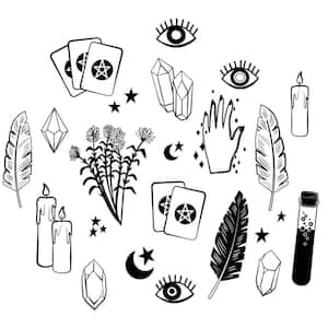 Every Witch Way Black Wall Decals