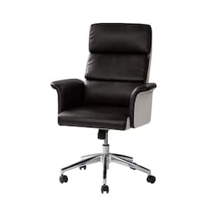 Casio Brown Faux Leather Office Chair for Living Room and Office Room