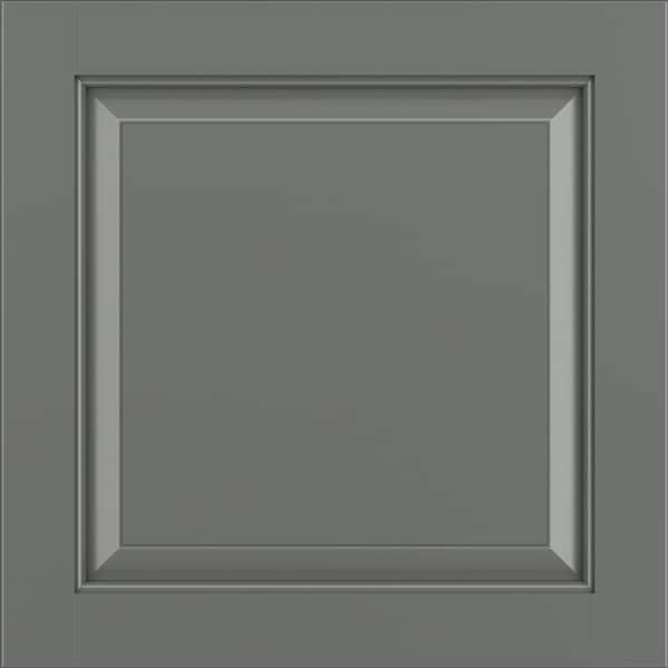 Westerly 11 9/16-in. W x 3/4-in. D x 11 1/2-in. H in Painted Boulder Cabinet Door Sample