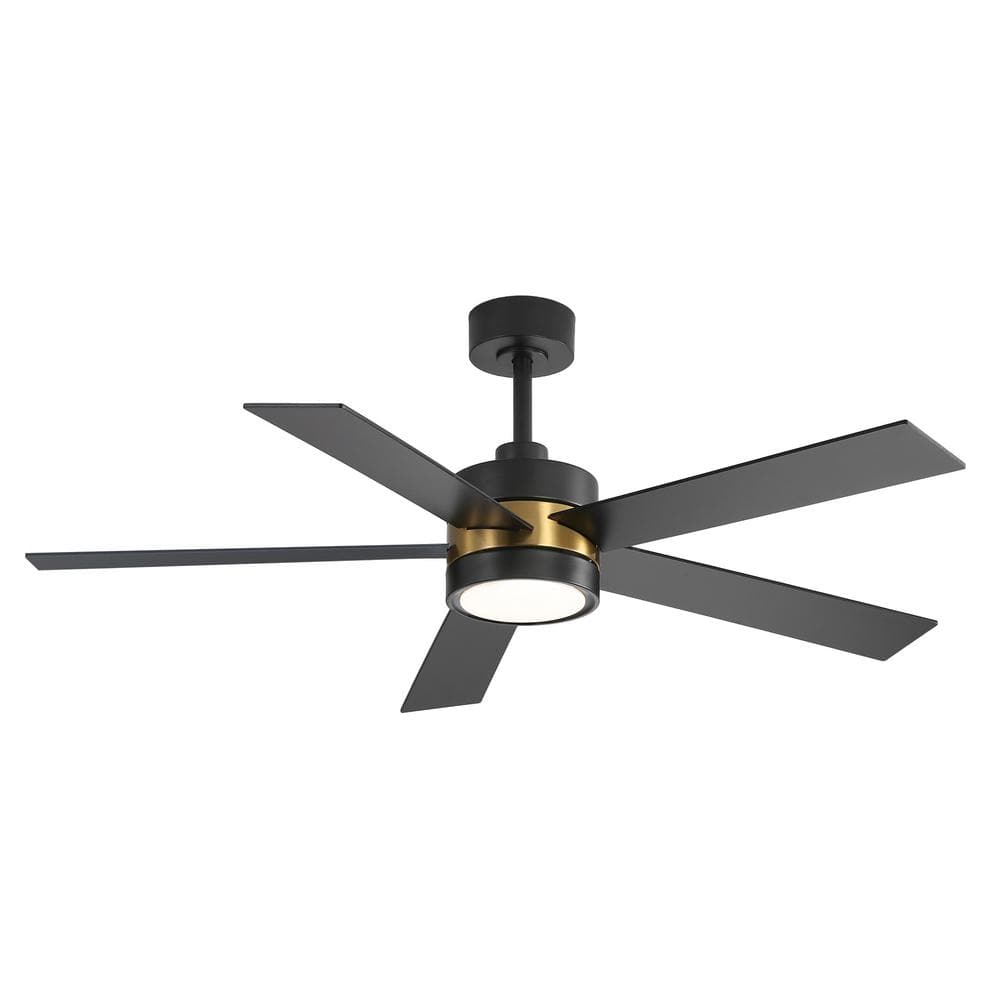Reviews for Breezary Mayra 52 in. Integrated LED Indoor Gold and Black