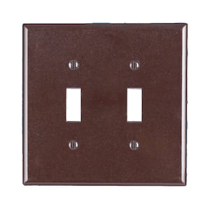 QTY 1 BRYANT 1 GANG SWITCH COVER RECEPTACLE WALL PLATE BROWN 88071 
