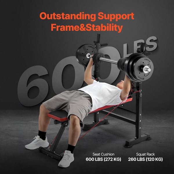 Adjustable Workout Bench, Foldable Bench Press Bench For Home Gym - View #10