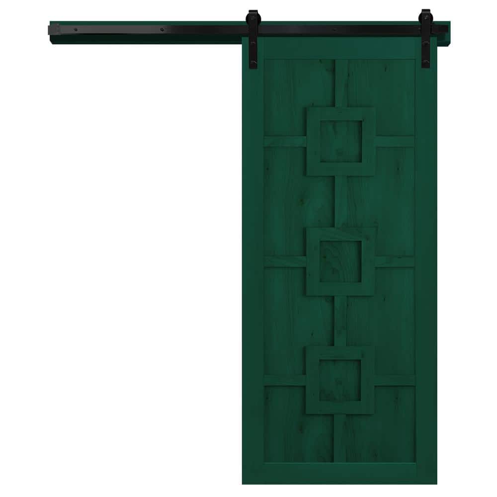 Reviews for VeryCustom 42 in. x 84 in. Mod Squad Emerald Wood Sliding