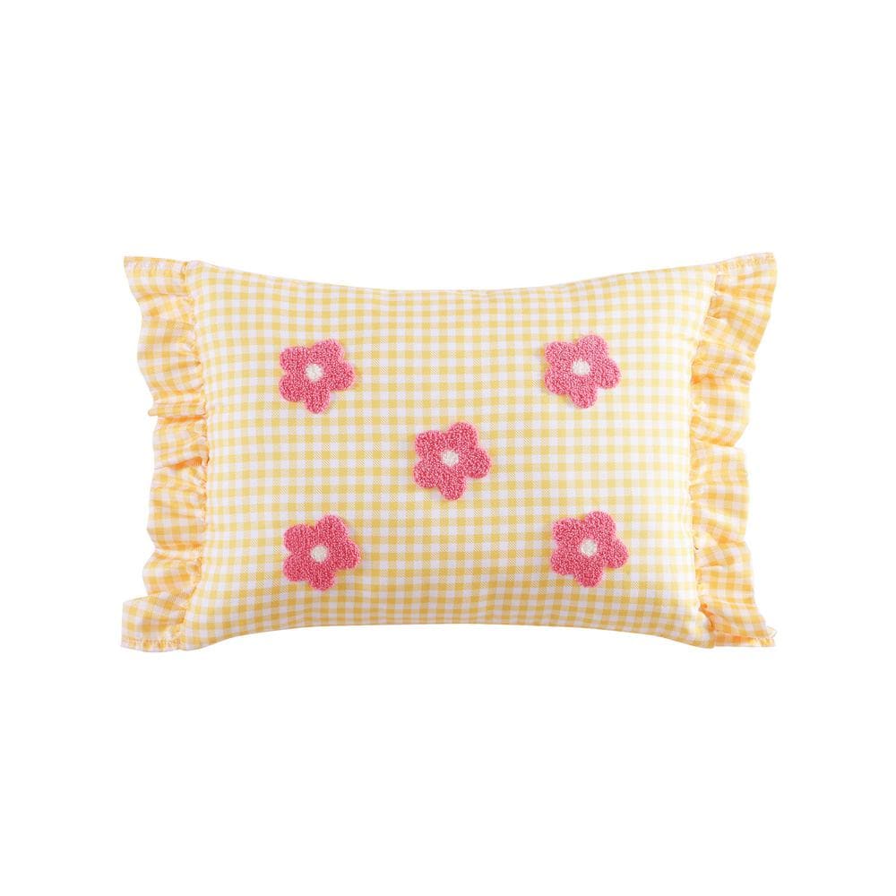 Full Pink Microfiber Reversible Kids Comforter Set