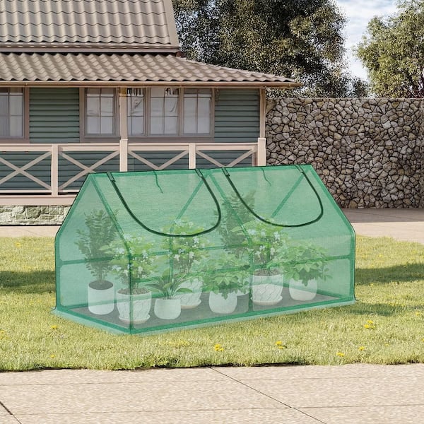 Aoodor 4 ft. W x 2 ft. D x 2 ft. H Portable Mini Greenhouse Kit