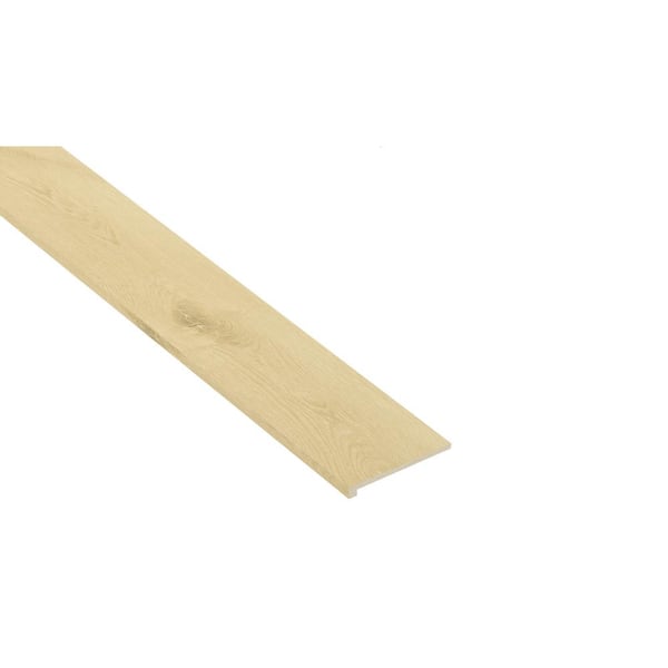 A&A Surfaces Medina Oak 1.25 in. T x 12.01 in. W x 47.24 in. L Luxury Vinyl stair Tread Eased Edge (2-pieces/case)