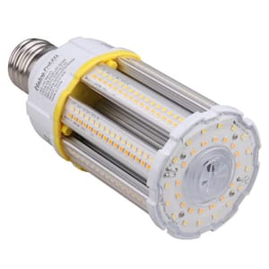 150-Watt Equivalent 36-Watt Corn Cob ED28 HID LED Post Top Bypass Light Bulb Mog 120-277V CCT Selectable 300040005000K