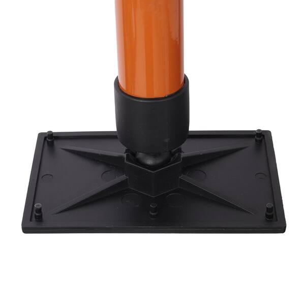 Tatayosi 4-Pack Brown Steel Adjustable Support Pole Jack Post Hand
