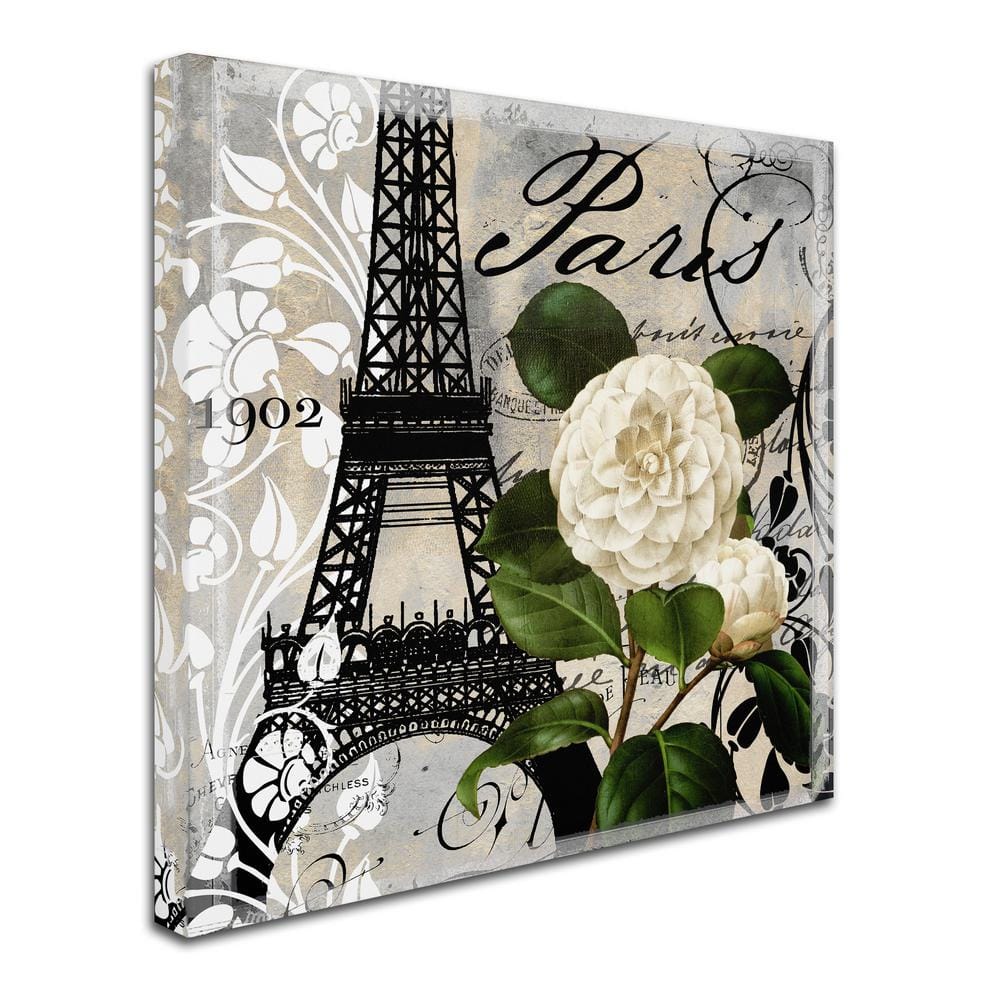 Trademark Fine Art -Color Bakery 'Paris Blanc I' Canvas Art - 14''x14''