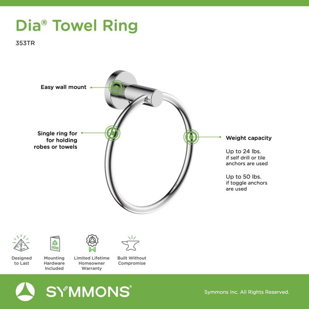 Polished Chrome 4-Piece Bathroom Hardware Set