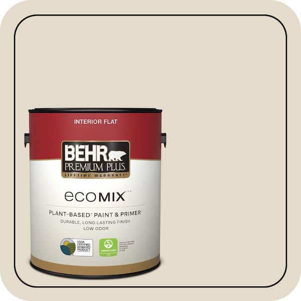 1 gal. Home Decorators Collection #HDC-CT-05 Pale Palomino Flat EcoMix Plant-Based Interior Paint & Primer