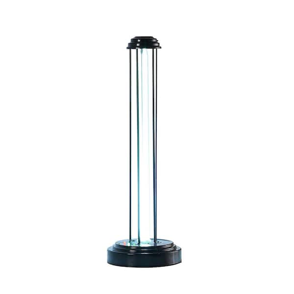 ORE International 24 in. UV Sterilized Black Metal Table Lamp with