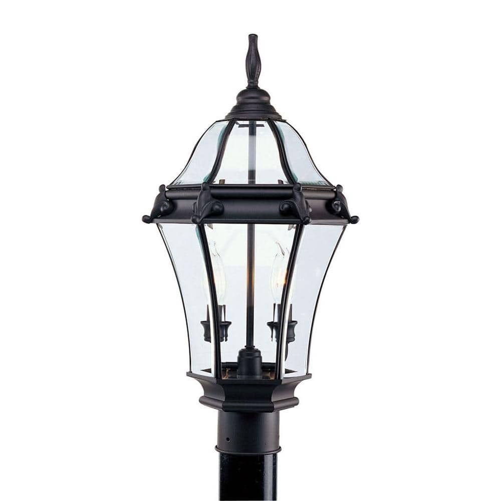 Fleur de Lis 2 Light Bronze Outdoor Post Top Lantern price history on PriceWatchPro