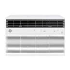 GE 8,000 BTU 115-Volt Smart Window Air Conditioner with Remote in White ...