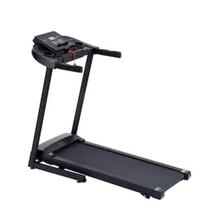 2.5 HP Steel Electric Treadmill with LCD Display, Adjustable Incline, Holder and Safety Key
