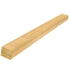 CALHOME 3/4 in. x 6 in. x 7 ft.Wire Brushed Thermally Modified Blue Stained Knotty Pine Tongue and Groove Siding Board(10Pieces)