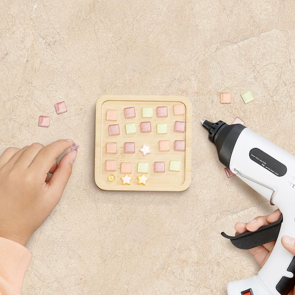 Hot Glue Gun, 60/100W Dual Power,Mini Hot Glue Gun with 20 Premium Glue Sticks,Fast Preheating and High Temp Melt, White