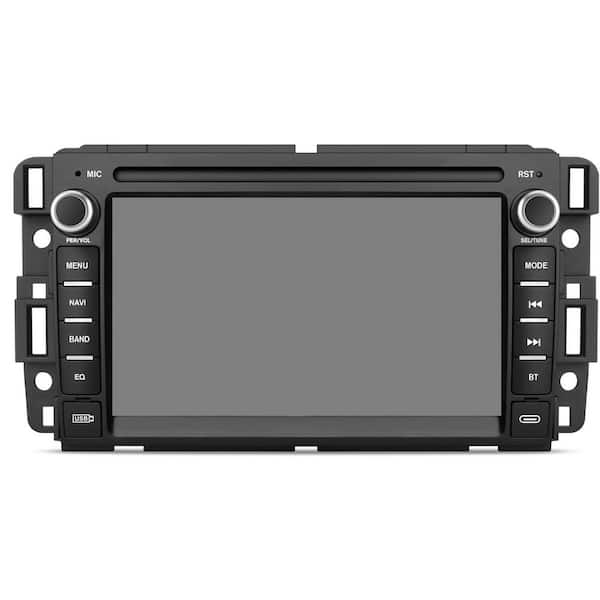 Car Stereo GPS Head Unit Radio Replacement with CarPlay Android Auto for Chevrolet GMC Yukon Silverado 2007-2013, Black
