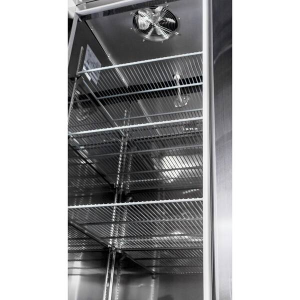 FSE 29-Inch Single Door Commercial Reach-in Freezer, 23 Cubic Feet,  Stainless Steel, 115 v, (MRFZ-1D)