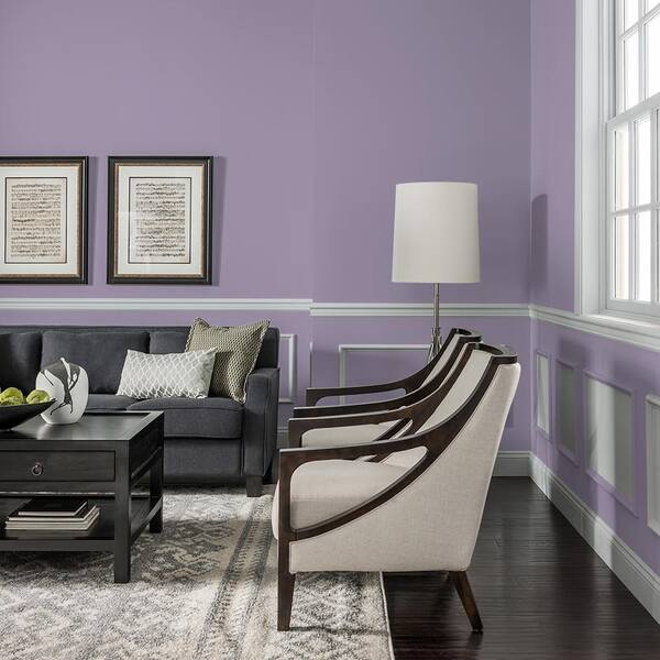 Microblend Interior Paint and Primer - Purple/Lavender Lining, Semi-gloss  Sheen