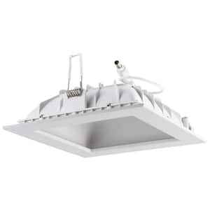 6 in. Canless 3000K New Construction Remodel Slim Square Dimmable Indirect Downlight Integrated LED Recessed Light Kit