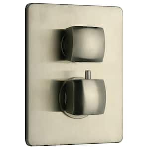 Lady Thermostatic Shower Valve in Brushed Nickel
