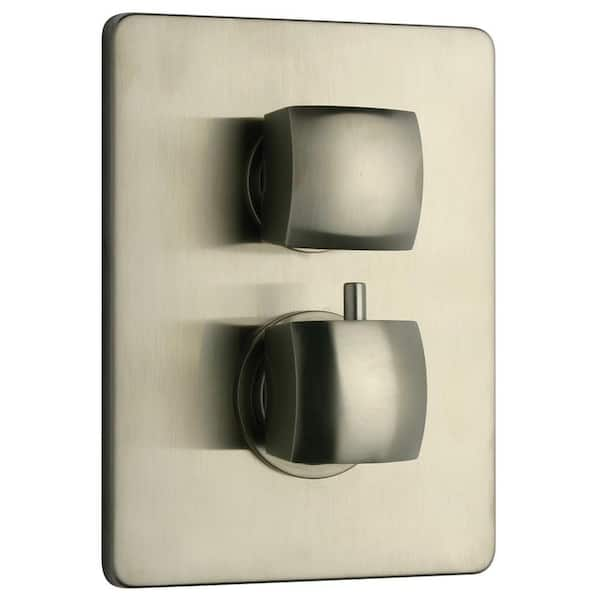 LaToscana Lady Thermostatic Shower Valve in Brushed Nickel