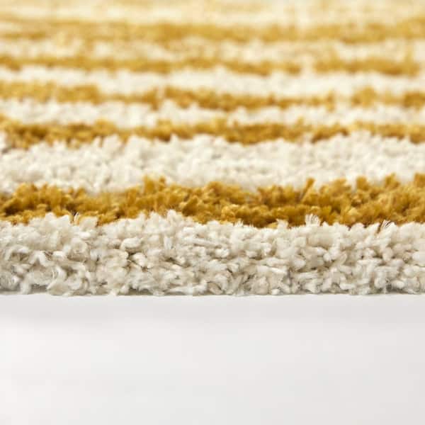 Demeter Gold 7 ft. 10 in. x 10 ft. Modern Area Rug