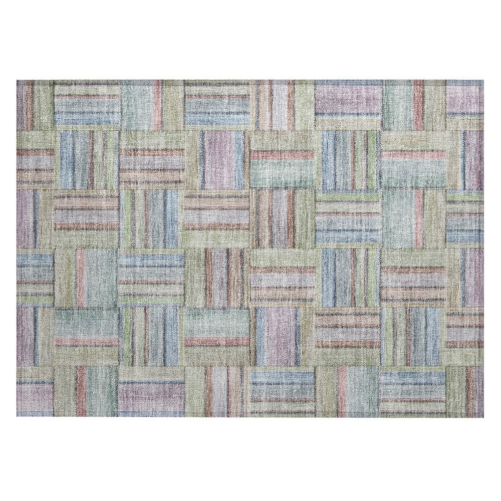 Chantille Machine Washable Indoor/Outdoor Abstract ACN2802 Green 3 ft. x 4 ft. Area Rug price history on PriceWatchPro